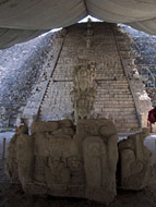Hieroglyphic Staircase at Copan - copan mayan ruins,copan mayan temple,mayan temple pictures,mayan ruins photos